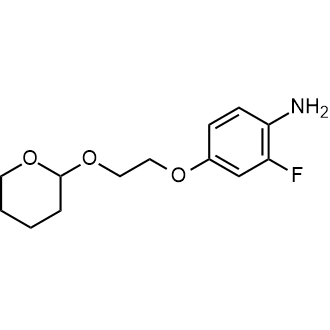 2-Fluoro-4-(2-((tetrahydro-2h-pyran-2-yl)oxy)ethoxy)aniline|CS-0674209