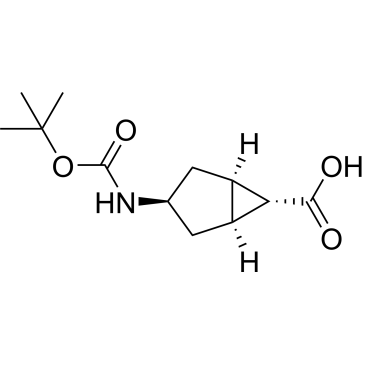 rel-(1R,3R,5s,6r)-3-((tert-butoxycarbonyl)amino)bicyclo[3.1.0]hexane-6-carboxylic acid|CS-0674559