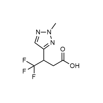 4,4,4-Trifluoro-3-(2-methyl-2H-1,2,3-triazol-4-yl)butanoic acid|CS-0674701