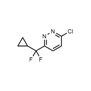 Pyridazine, 3-chloro-6-(cyclopropyldifluoromethyl)-|CS-0674774