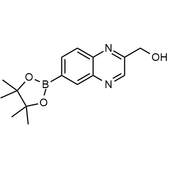 6-(4,4,5,5-Tetramethyl-1,3,2-dioxaborolan-2-yl)-2-quinoxalinemethanol|CS-0675329