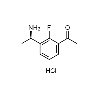 Ethanone, 1-[3-[(1R)-1-aminoethyl]-2-fluorophenyl]-, hydrochloride 1:1|CS-0675749