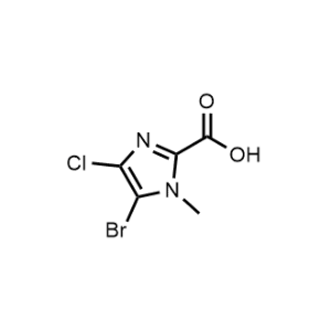 1H-Imidazole-2-carboxylic acid, 5-bromo-4-chloro-1-methyl-|CS-0676224
