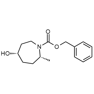 rel-Phenylmethyl (2R,5S)-hexahydro-5-hydroxy-2-methyl-1H-azepine-1-carboxylate|CS-0676285