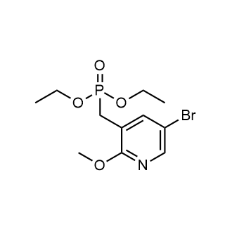 Diethyl P-[(5-bromo-2-methoxy-3-pyridinyl)methyl]phosphonate|CS-0676292