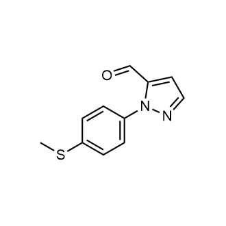 1-[4-(Methylthio)phenyl]-1H-pyrazole-5-carboxaldehyde|CS-0676488