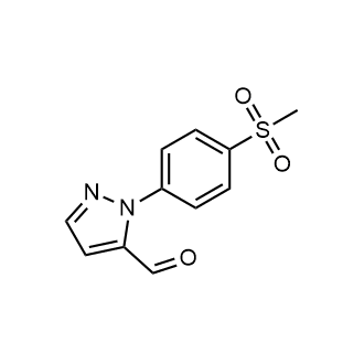 1-[4-(Methylsulfonyl)phenyl]-1H-pyrazole-5-carboxaldehyde|CS-0676490