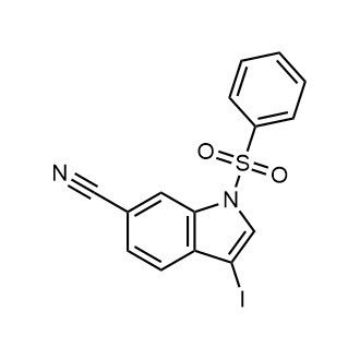 3-Iodo-1-(phenylsulfonyl)-1h-indole-6-carbonitrile|CS-0676616