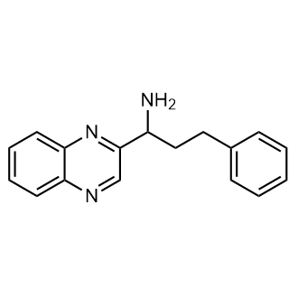 3-Phenyl-1-(quinoxalin-2-yl)propan-1-amine|CS-0676814