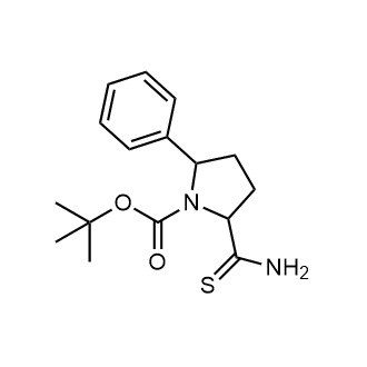 tert-Butyl 2-carbamothioyl-5-phenylpyrrolidine-1-carboxylate|CS-0676826