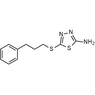 5-((3-Phenylpropyl)thio)-1,3,4-thiadiazol-2-amine|CS-0676989