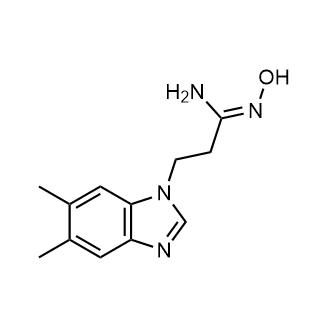 (Z)-3-(5,6-dimethyl-1h-benzo[d]imidazol-1-yl)-n'-hydroxypropanimidamide|CS-0676997