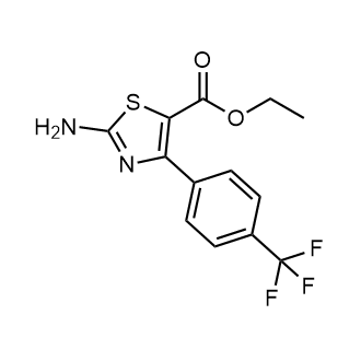 Ethyl 2-amino-4-(4-(trifluoromethyl)phenyl)thiazole-5-carboxylate|CS-0677006