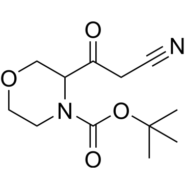 tert-Butyl 3-(2-cyanoacetyl)morpholine-4-carboxylate|CS-0677062
