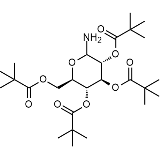 (3r,4s,5r,6r)-2-Amino-6-((pivaloyloxy)methyl)tetrahydro-2h-pyran-3,4,5-triyl tris(2,2-dimethylpropanoate)|CS-0677115
