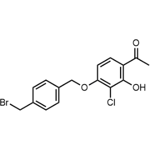 1-(4-((4-(Bromomethyl)benzyl)oxy)-3-chloro-2-hydroxyphenyl)ethan-1-one|CS-0677116