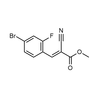 Methyl-3-(4-bromo-2-fluorophenyl)-2-cyanoacrylate|CS-0677186