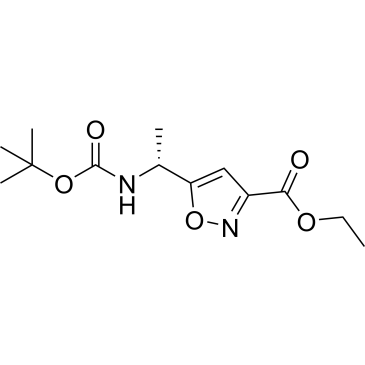 Ethyl (r)-5-(1-((tert-butoxycarbonyl)amino)ethyl)isoxazole-3-carboxylate|CS-0677258