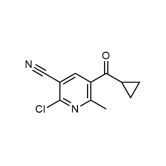 2-Chloro-5-(cyclopropanecarbonyl)-6-methylnicotinonitrile|CS-0677499