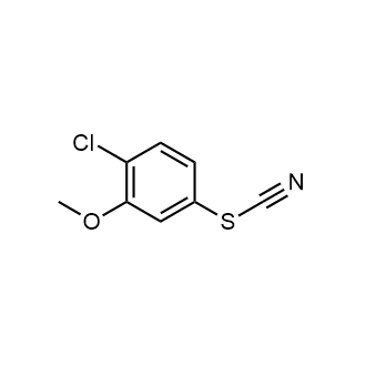 1-Chloro-2-methoxy-4-thiocyanatobenzene|CS-0677544