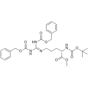 Methyl (s)-2-((tert-butoxycarbonyl)amino)-5-((3,7-dioxo-1,9-diphenyl-2,8-dioxa-4,6-diazanonan-5-ylidene)amino)pentanoate|CS-0677580
