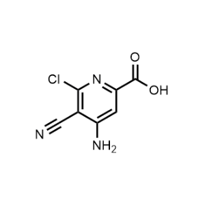 4-Amino-6-chloro-5-cyanopicolinic acid|CS-0677753
