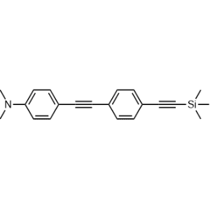 N,N-Dimethyl-4-((4-((trimethylsilyl)ethynyl)phenyl)ethynyl)aniline|CS-0677968