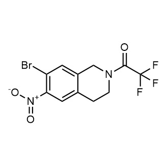 1-(7-Bromo-6-nitro-3,4-dihydroisoquinolin-2(1h)-yl)-2,2,2-trifluoroethan-1-one|CS-0678060