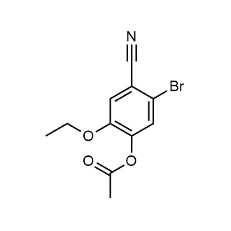 5-Bromo-4-cyano-2-ethoxyphenyl acetate|CS-0678879