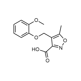 4-((2-Methoxyphenoxy)methyl)-5-methylisoxazole-3-carboxylic acid|CS-0678885