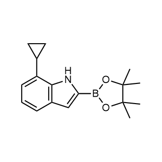 7-Cyclopropyl-2-(4,4,5,5-tetramethyl-1,3,2-dioxaborolan-2-yl)-1h-indole|CS-0679102
