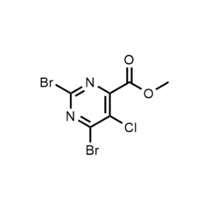 Methyl 2,6-dibromo-5-chloropyrimidine-4-carboxylate|CS-0679381