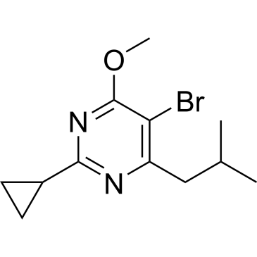 5-Bromo-2-cyclopropyl-4-isobutyl-6-methoxypyrimidine|CS-0679492