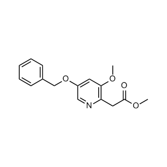 Methyl 2-(5-(benzyloxy)-3-methoxypyridin-2-yl)acetate|CS-0679590