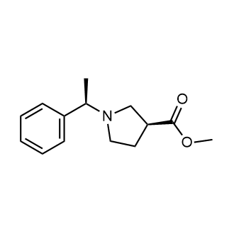 Methyl (s)-1-((r)-1-phenylethyl)pyrrolidine-3-carboxylate|CS-0679626