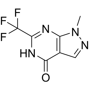 1-Methyl-6-(trifluoromethyl)-1,5-dihydro-4h-pyrazolo[3,4-d]pyrimidin-4-one|CS-0679671