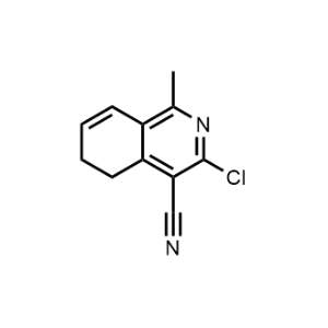 3-Chloro-1-methyl-5,6-dihydroisoquinoline-4-carbonitrile|CS-0679763