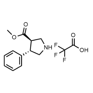 rel-Methyl (3r,4s)-4-phenylpyrrolidine-3-carboxylate 2,2,2-trifluoroacetate|CS-0679871
