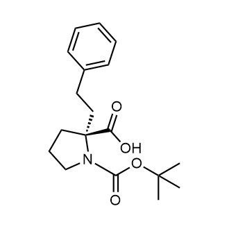 (s)-1-(Tert-butoxycarbonyl)-2-phenethylpyrrolidine-2-carboxylic acid|CS-0680028