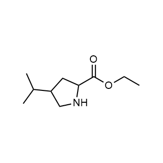 Ethyl 4-isopropylpyrrolidine-2-carboxylate|CS-0680343