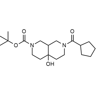tert-Butyl 7-(cyclopentanecarbonyl)-4a-hydroxyoctahydro-2,7-naphthyridine-2(1h)-carboxylate|CS-0680455