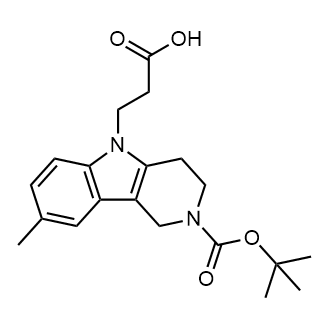 3-(2-(Tert-butoxycarbonyl)-8-methyl-1,2,3,4-tetrahydro-5h-pyrido[4,3-b]indol-5-yl)propanoic acid|CS-0680473