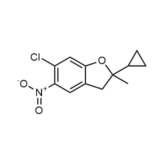 6-Chloro-2-cyclopropyl-2-methyl-5-nitro-2,3-dihydrobenzofuran|CS-0680568