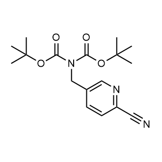 DI-Tert-butyl (6-cyanopyridin-3-YL)methyliminodicarbonate|CS-0680617