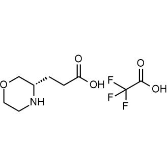 (s)-3-(Morpholin-3-yl)propanoic acid compound with 2,2,2-trifluoroacetic acid 1:1|CS-0680631