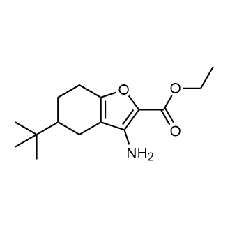 Ethyl 3-amino-5-(tert-Butyl)-4,5,6,7-tetrahydrobenzofuran-2-carboxylate|CS-0680748