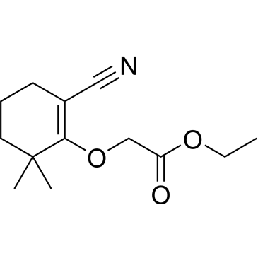 Ethyl 2-((2-cyano-6,6-dimethylcyclohex-1-en-1-yl)oxy)acetate|CS-0680820