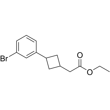 Ethyl 2-(3-(3-bromophenyl)cyclobutyl)acetate|CS-0681020