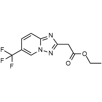 Ethyl 2-(6-(trifluoromethyl)-[1,2,4]triazolo[1,5-a]pyridin-2-yl)acetate|CS-0681059