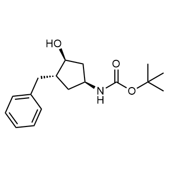 1,1-Dimethylethyl N-[(1S,3S,4S)-3-hydroxy-4-(phenylmethyl)cyclopentyl]carbamate|CS-0681193